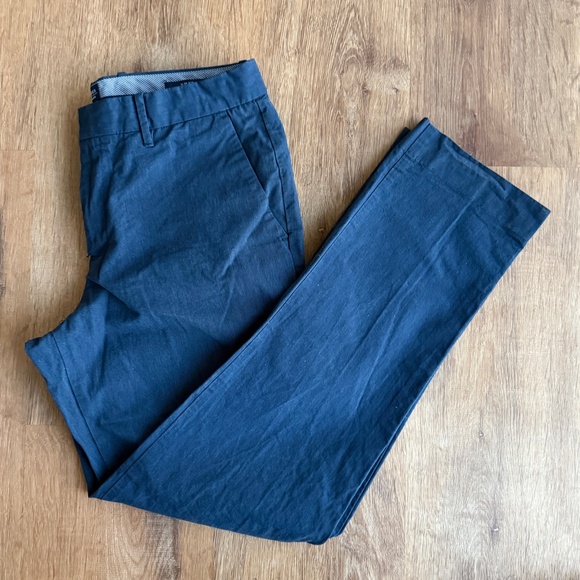 GAP Blue Slim Fit Tailored Khakis Chino Straight Pants Mens SIZE 32X32 - Picture 6 of 7